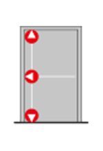 Dormakaba PHA 2000 Naturel Tek Kanat 3 Noktadan Kilitleme 3400 mm Dış Kol Dahil