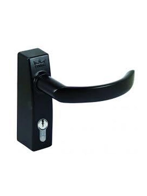 Dormakaba PHT 01 Dış Kol Siyah - Gri / Barel Dahil