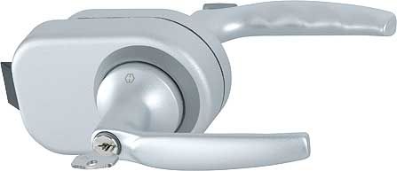 Hoppe Atlanta HCS GD A 1530 Gövde Cam kapı set Gri